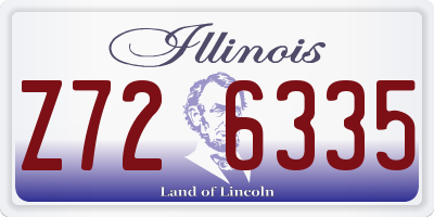 IL license plate Z726335
