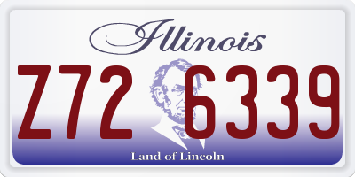 IL license plate Z726339