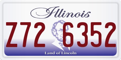 IL license plate Z726352