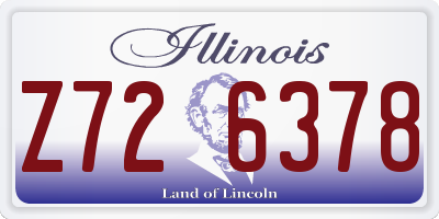 IL license plate Z726378