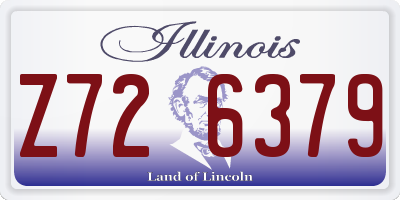 IL license plate Z726379