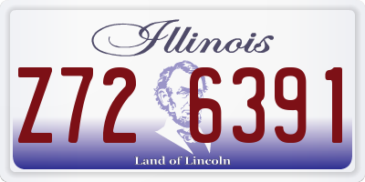 IL license plate Z726391