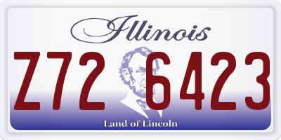IL license plate Z726423