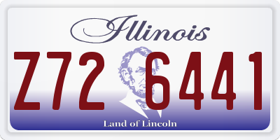 IL license plate Z726441