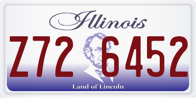 IL license plate Z726452