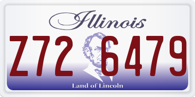 IL license plate Z726479
