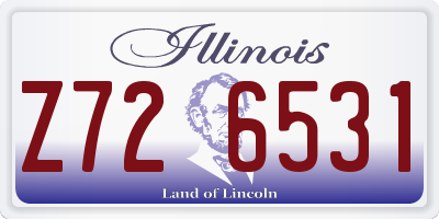 IL license plate Z726531