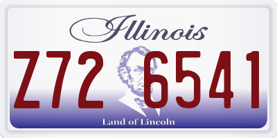 IL license plate Z726541
