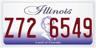 IL license plate Z726549