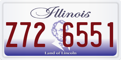 IL license plate Z726551