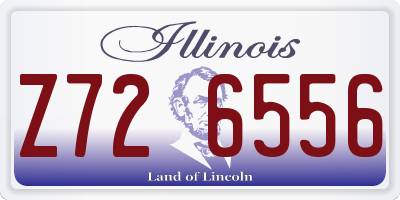 IL license plate Z726556