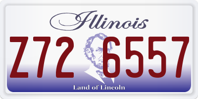 IL license plate Z726557