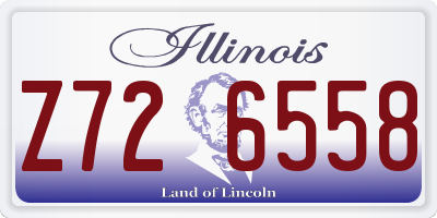 IL license plate Z726558