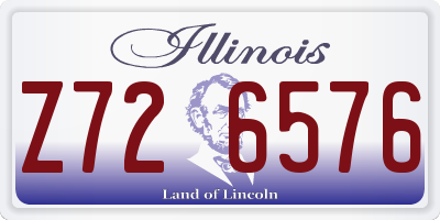 IL license plate Z726576
