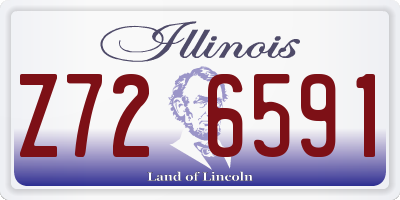 IL license plate Z726591