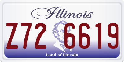 IL license plate Z726619