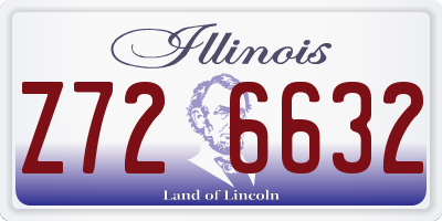 IL license plate Z726632