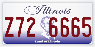 IL license plate Z726665