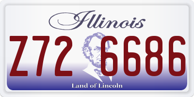 IL license plate Z726686