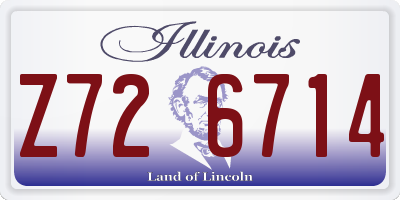 IL license plate Z726714