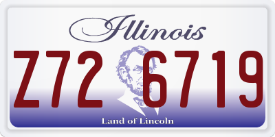 IL license plate Z726719