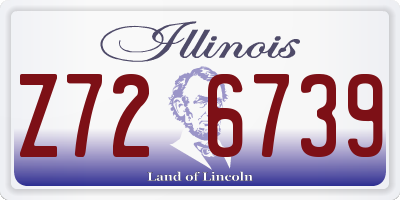 IL license plate Z726739