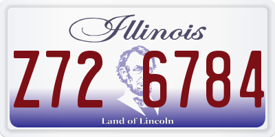IL license plate Z726784