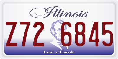 IL license plate Z726845