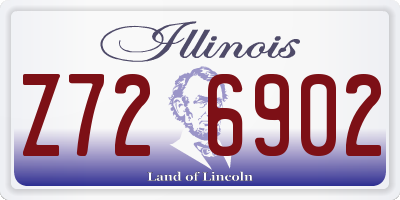 IL license plate Z726902