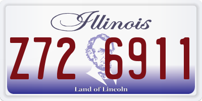 IL license plate Z726911