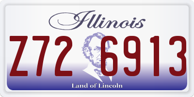 IL license plate Z726913