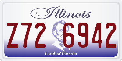 IL license plate Z726942