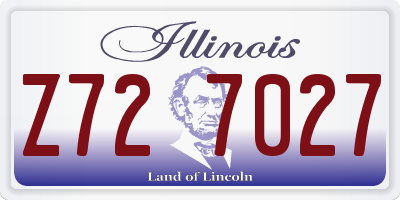 IL license plate Z727027