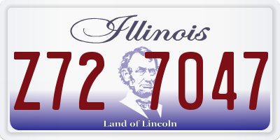 IL license plate Z727047