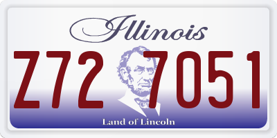 IL license plate Z727051