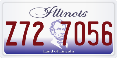 IL license plate Z727056