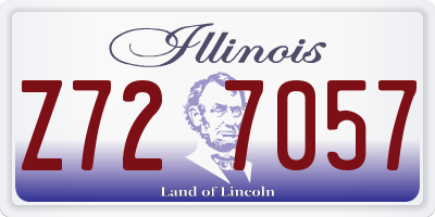 IL license plate Z727057