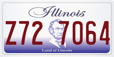 IL license plate Z727064