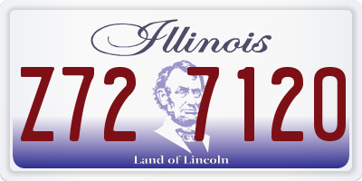 IL license plate Z727120