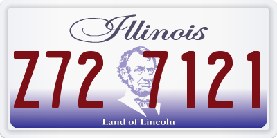 IL license plate Z727121