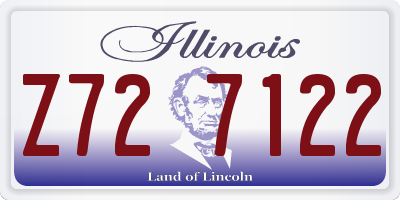 IL license plate Z727122