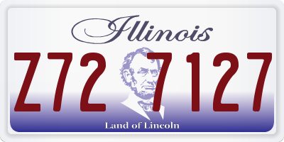 IL license plate Z727127