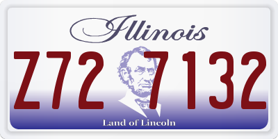 IL license plate Z727132