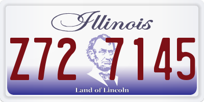 IL license plate Z727145
