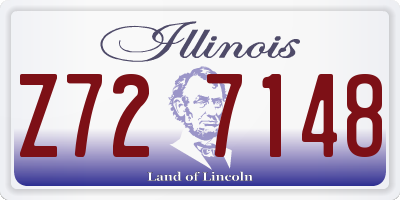 IL license plate Z727148