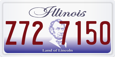 IL license plate Z727150