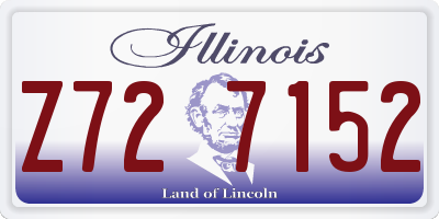 IL license plate Z727152