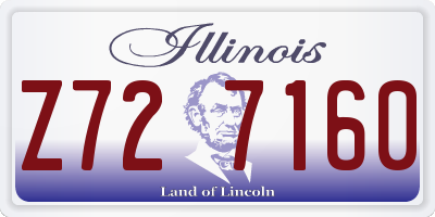 IL license plate Z727160