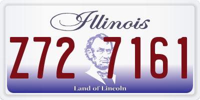 IL license plate Z727161