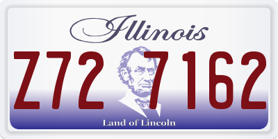 IL license plate Z727162